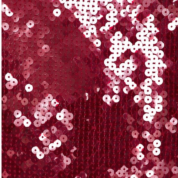 Bardot Verona Sequin Maxi Dress in Burgundy - Picture 4 of 8
